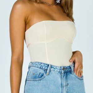 Princess Polly Bentley Bodysuit- Tan Size 4